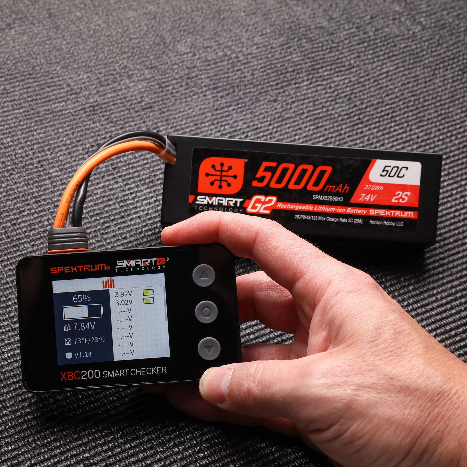 Spektrum Accessories XBC200 Smart Battery Checker & Servo Tester SPMXBC200 RC