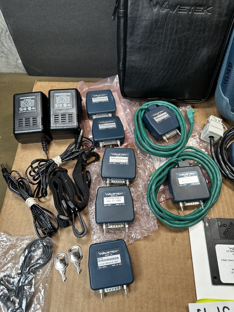 Wavetek LT8155 Cable Certifier Cat5 Cat5e w/ Adapters & Calibrator Used Works!!!