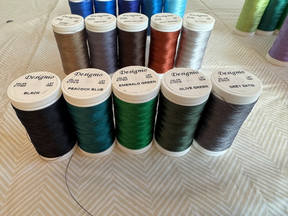 Designio Embroidery Thread, 50 Spools