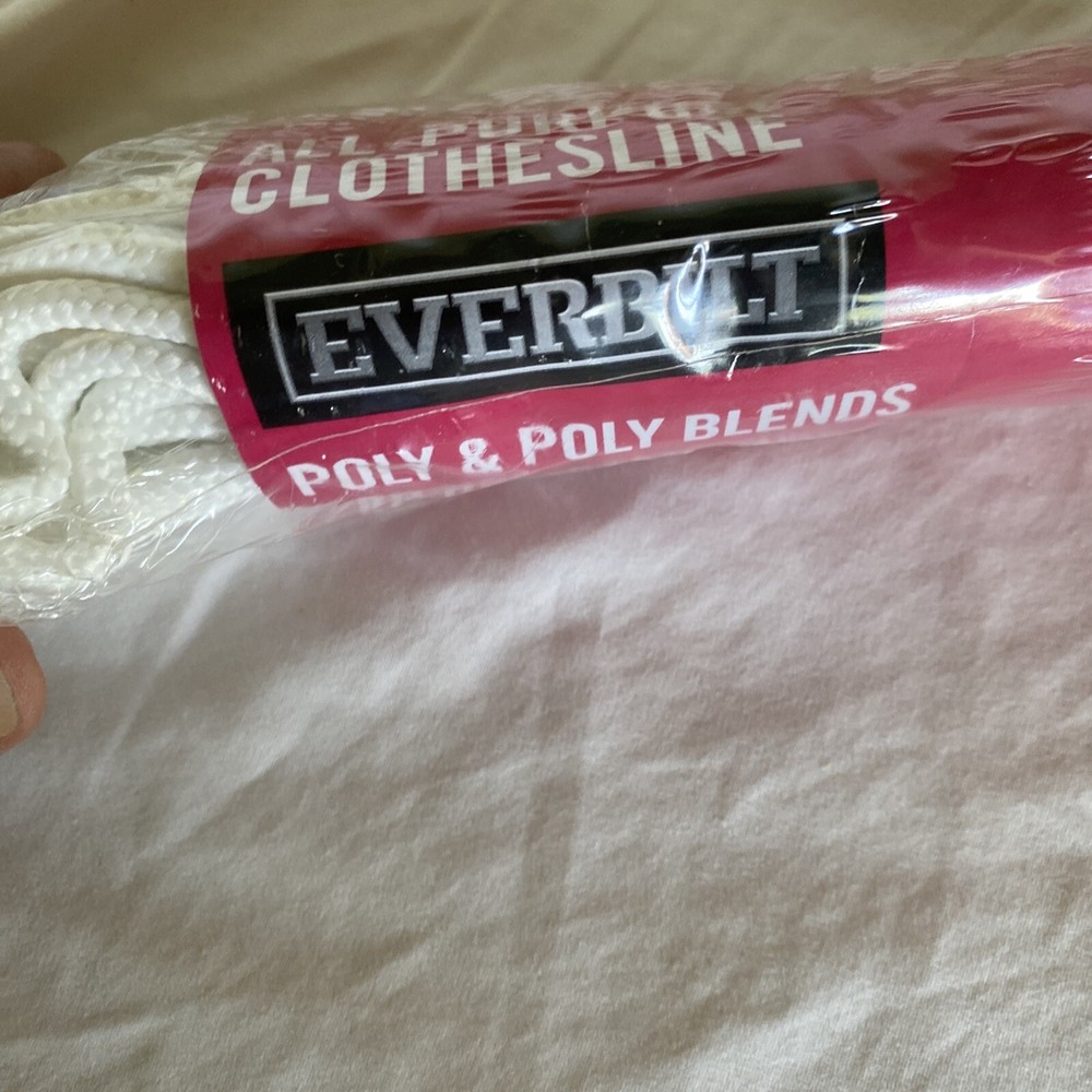 EVERBILT All Purpose Poly Clothesline 3/16" X 50ft Low Sag & Stretch