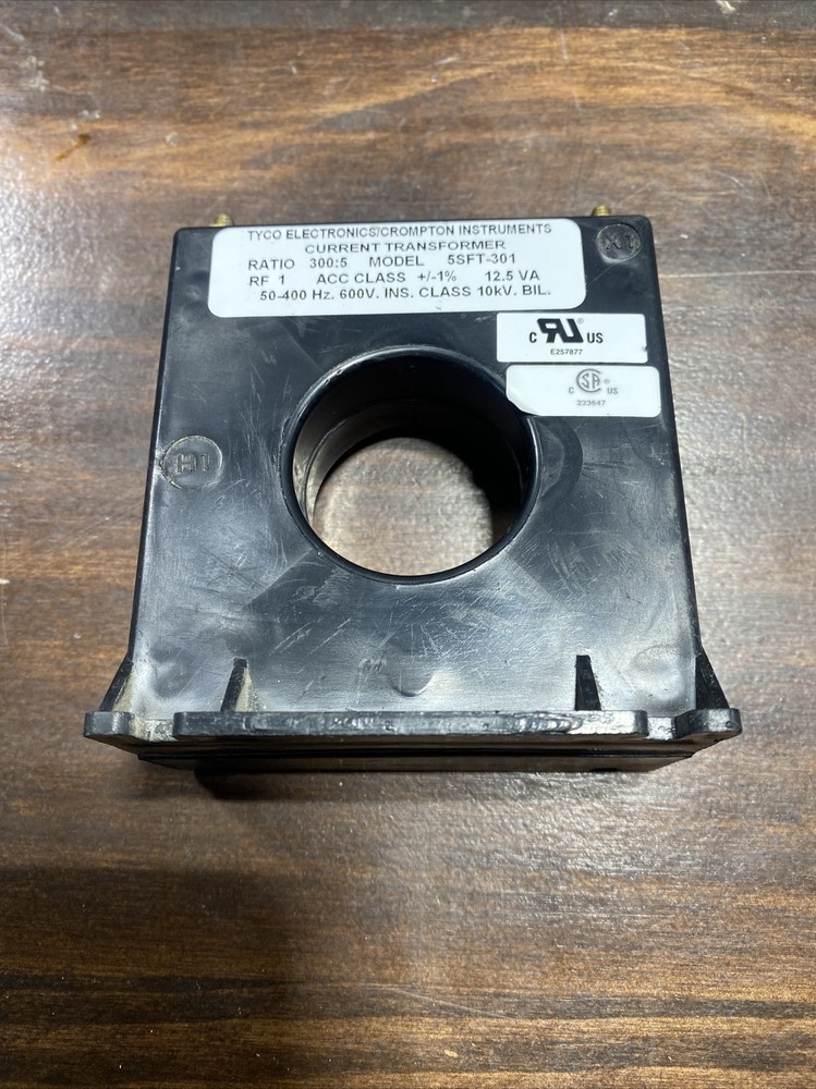 New Tyco Electronics/Cromton Instuments Model 5SFT-301 Current Transformer