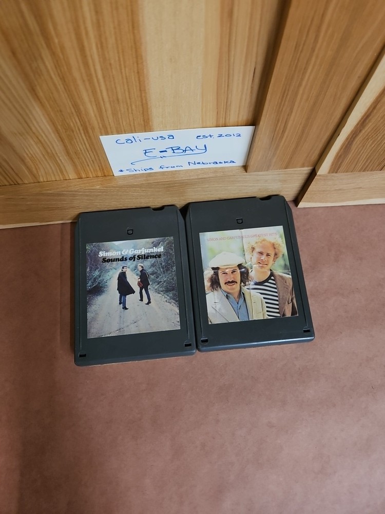 Vintage Simon and Garfunkel 8 track tapes untested
