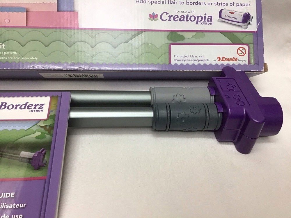 Xyron Borders Emboss Rollers for Creatopia Floral Design Flowers Embossing