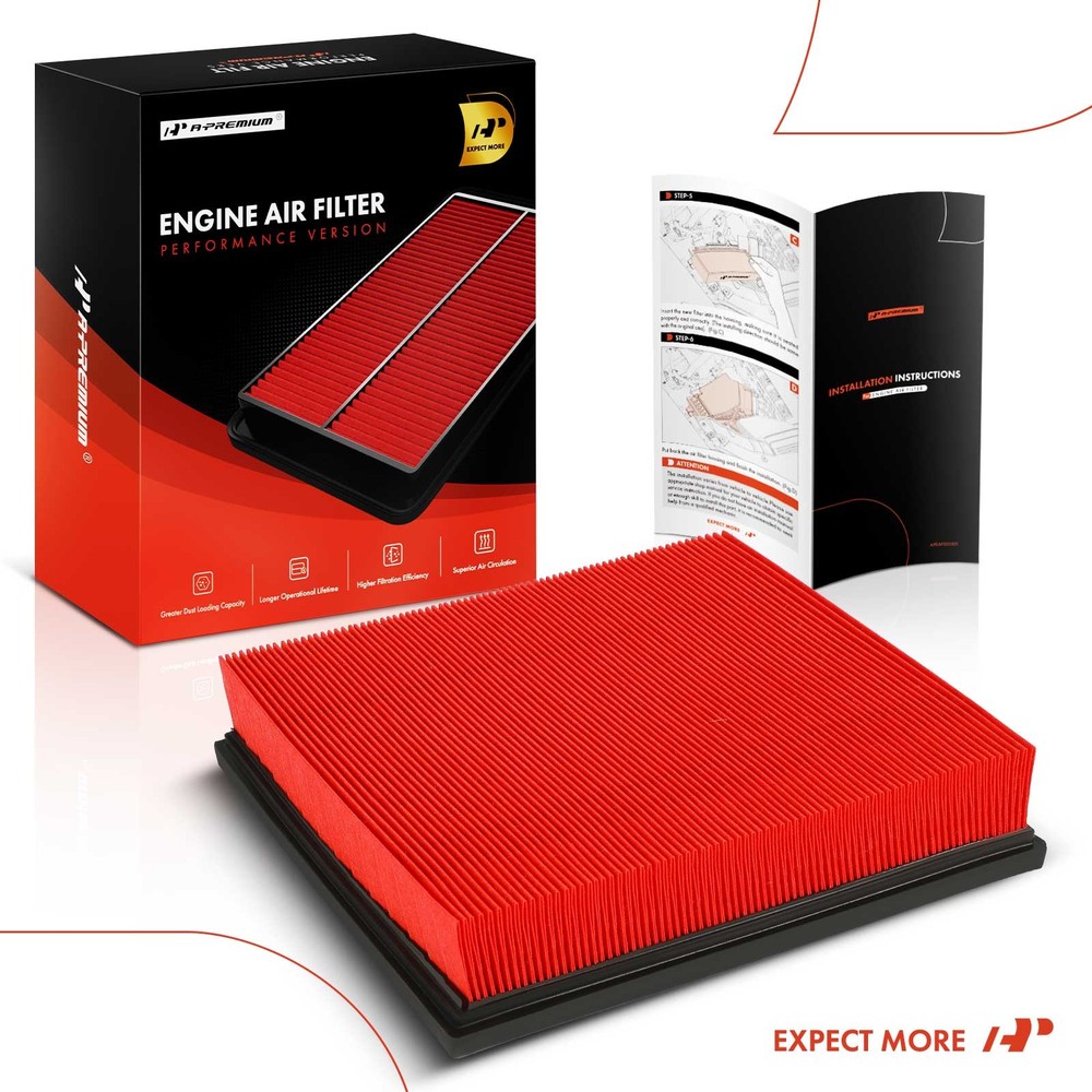 A-Premium High Performance Engine Air Filter for Chevry Impala 2009-2011 Buick