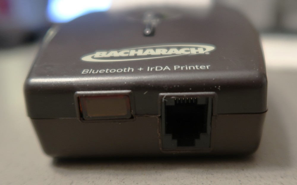Bacharach 0024-1680 Wireless Bluetooth IrDA Printer for PCA COMBUSTION Analyzer