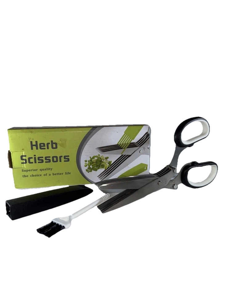 Herb Scissors Kitchen Utensil Cutting IOB