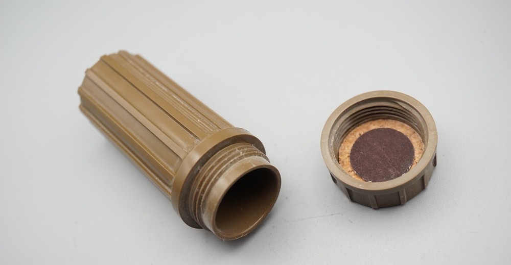 WWII Army, Navy, USMC Match Safe With Cork & Striker NOS NEW OLD STOCK CONDITION