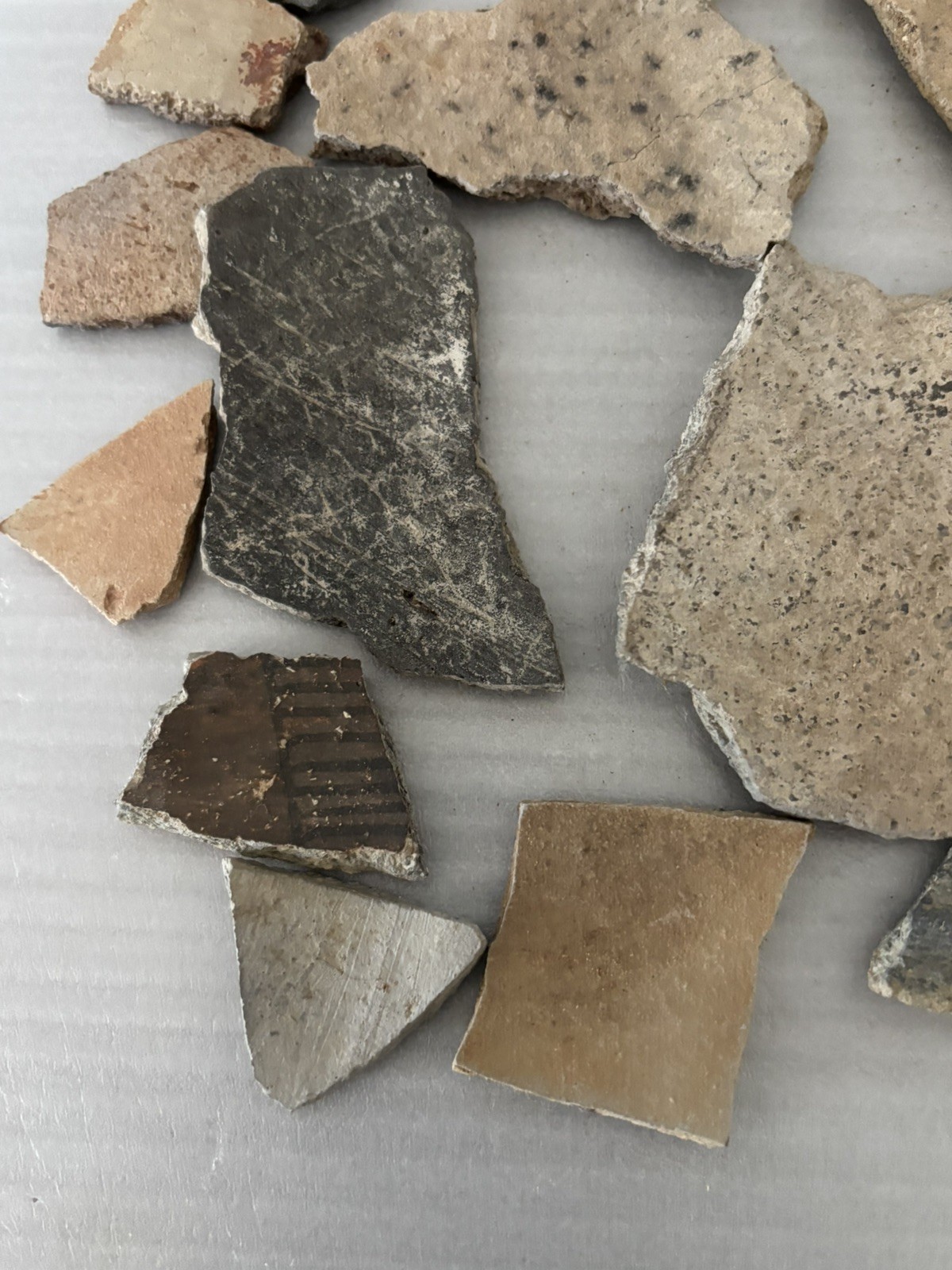 Ancient Anasazi Native American Pottery Shards 1” - 4” Arizona L6-E FREE SHIP