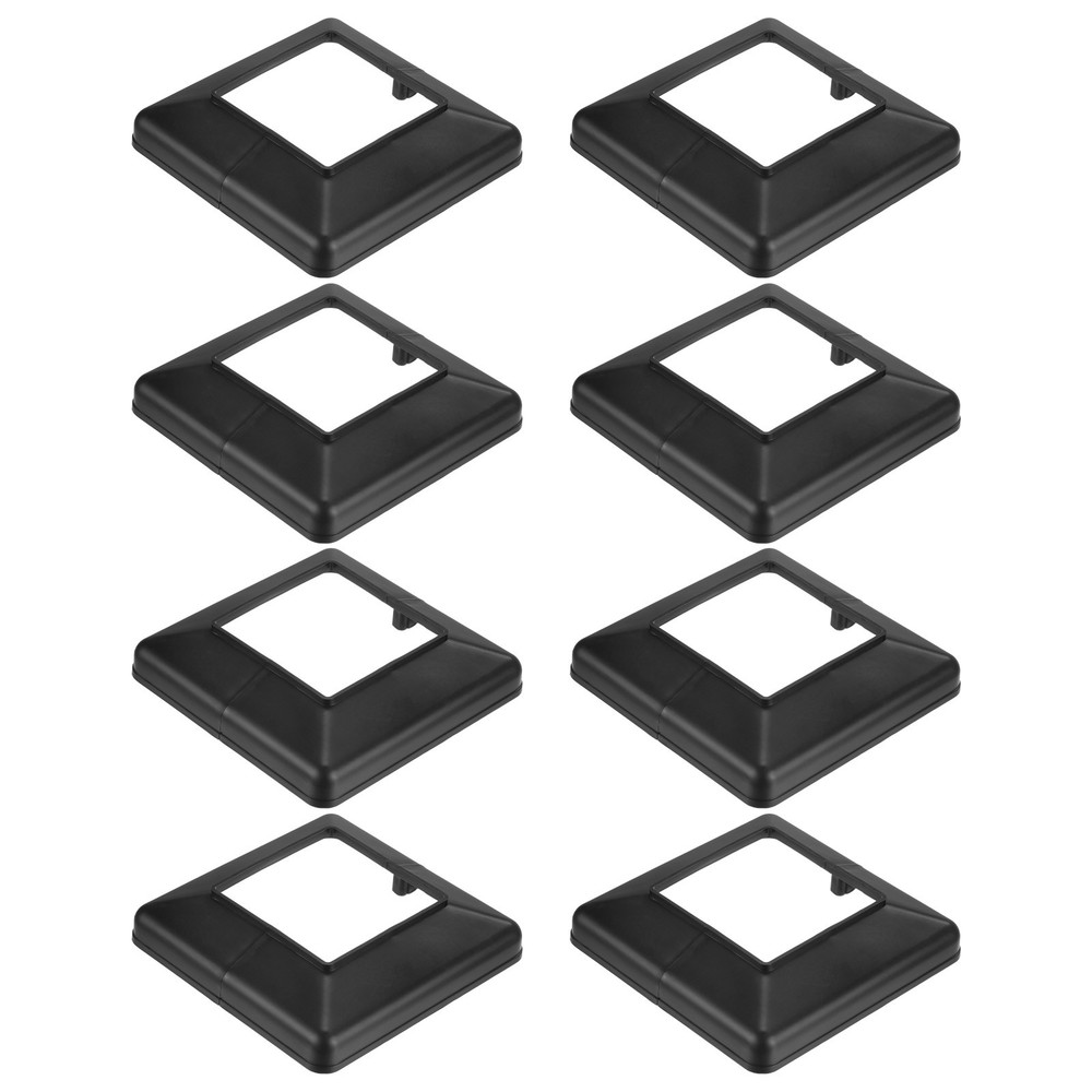 8-Pack Post Base Cover, Internal 3.14"x 3.14" Post Skirt Split Type for Railing
