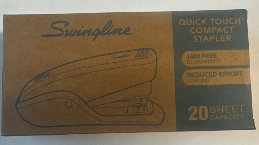 Swingline QuickTouch Compact Stapler 20 Sheet Capacity Jam Free