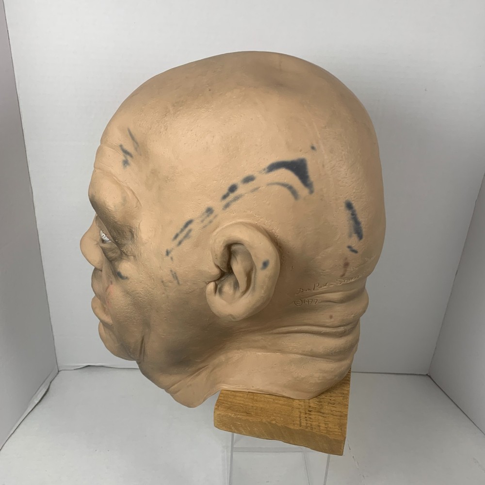Vintage Don Post Studios 1977 PLAN 9 FROM OUTER SPACE Tor Johnson Rubber Mask