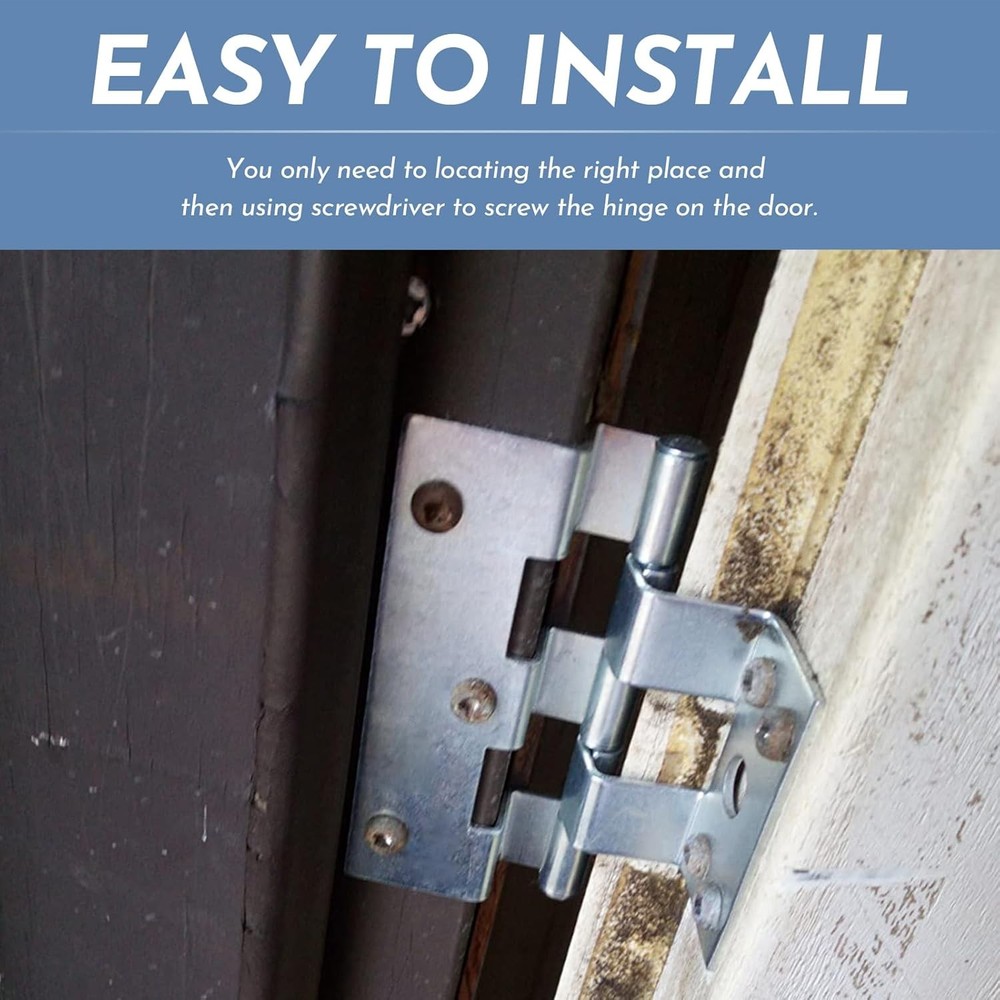 3 Pack Door Hinges for Combination Doors Replacement Elixir Mobile Homes...