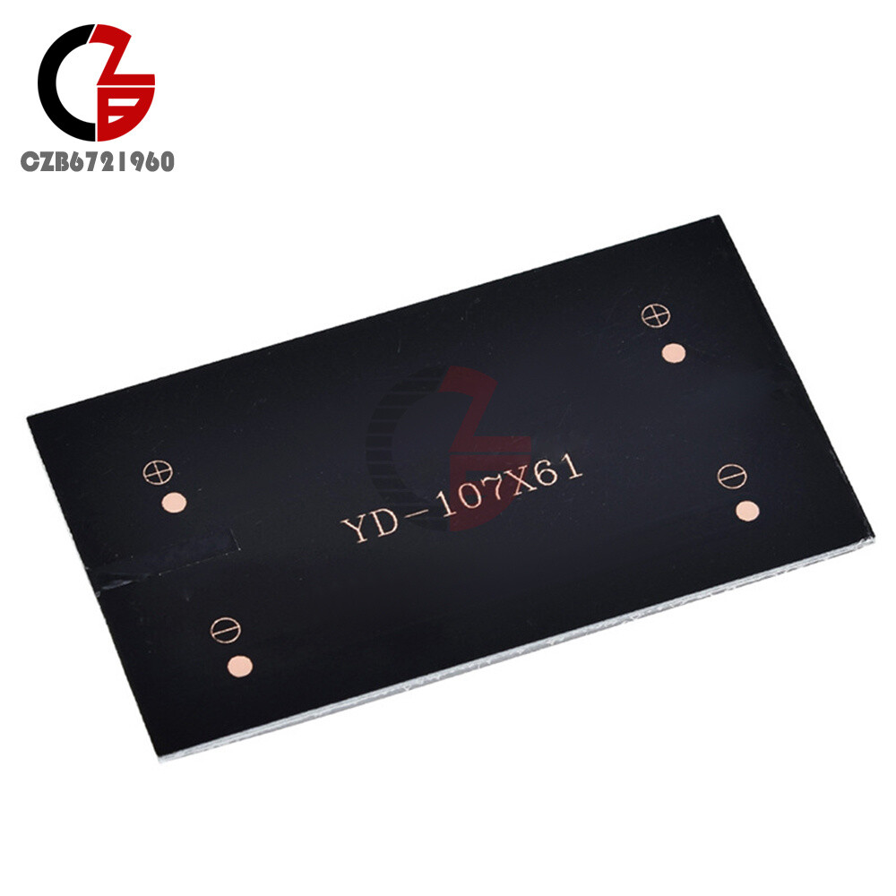 1W 5V 200mA Single Crystal PET Laminated Solar Panel Power Generation