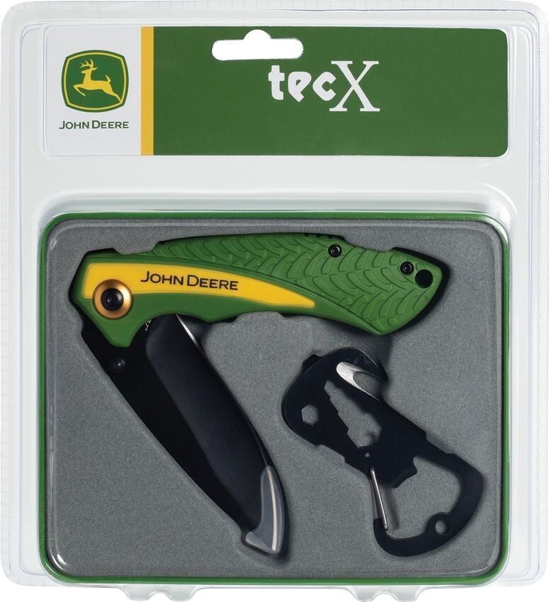 Case pocket knife John Deere TecX Gift Tin Set