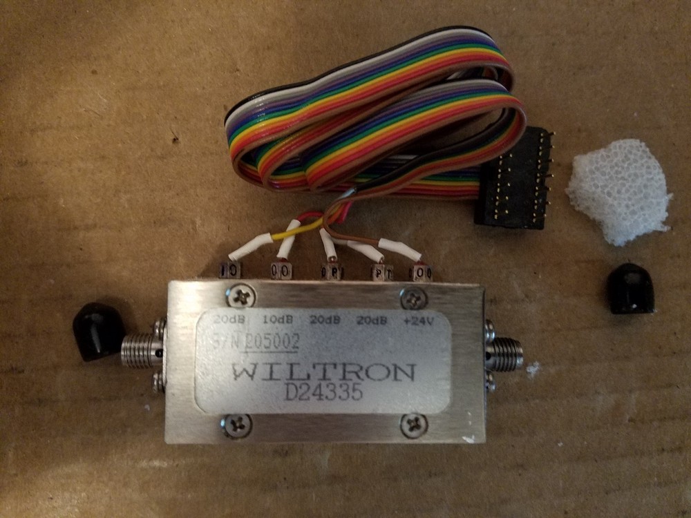 Wiltron D24335 Programable Step Attenuator 0-70dB RF Microwave SMA 24V #205002