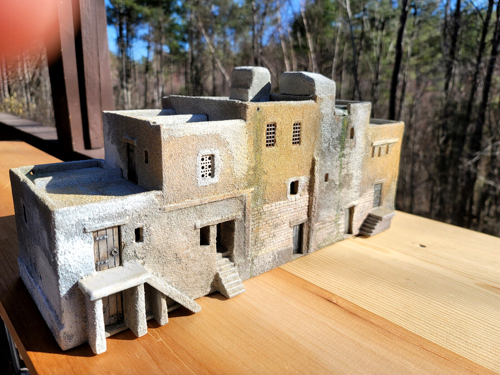 Scratch built 28mm Middle Eastern Complex diorama Chris the Model Maker Riordan