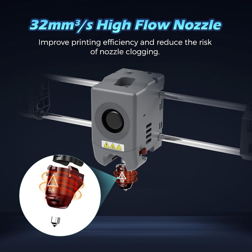 Adventurer 5M Pro High-Flow 3D Printer Extruder Assembly for Precision Printing