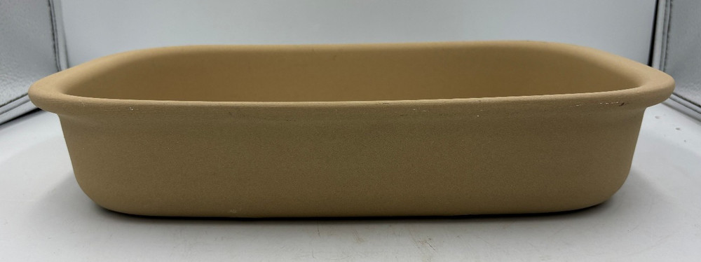 Pampered Chef Rectangular Baker 9”x 13” Stoneware #1430 with Cookbook