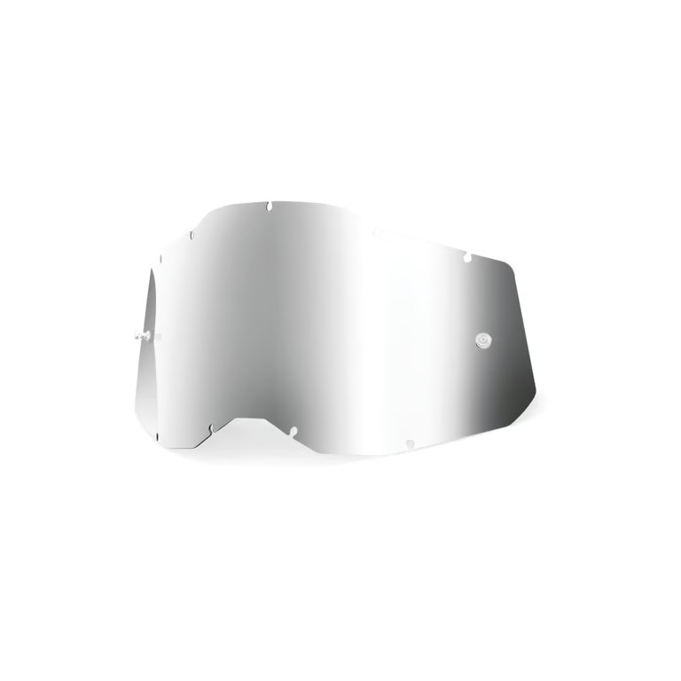 100% Replacement Lens for Junior 2 Goggles - Silver Mirror Motorcycle ATV/UTV