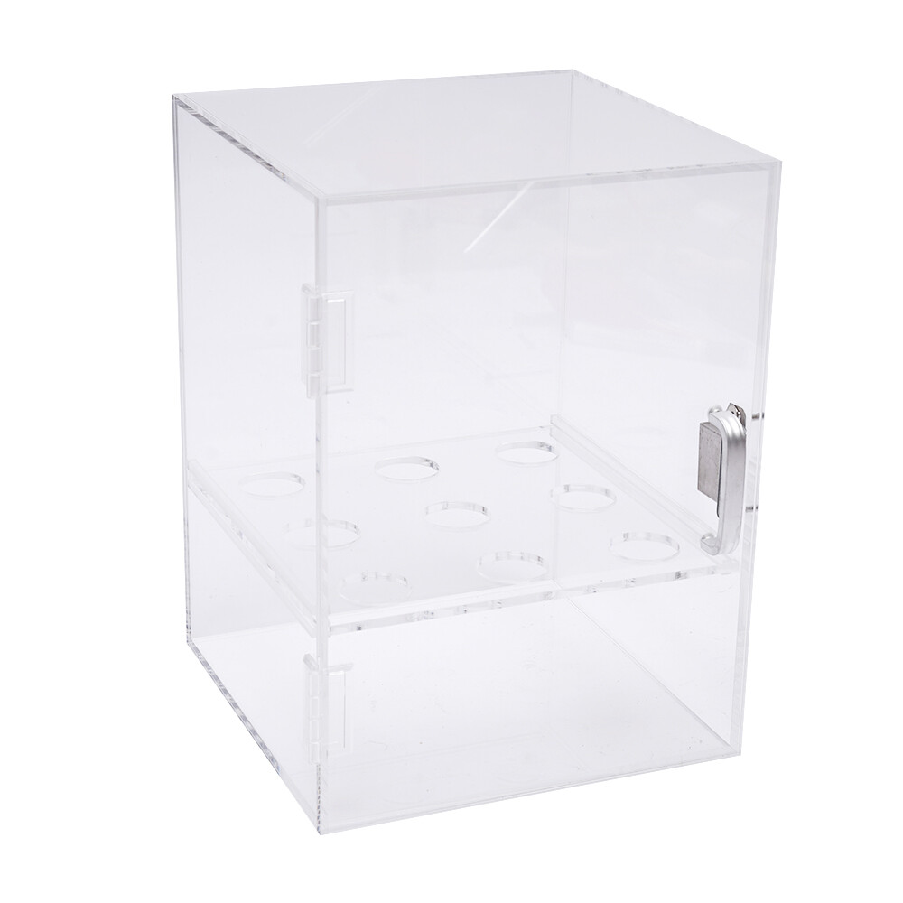 Ice Cream Cone Display/Storage Case Cabinet Acrylic. Waffle & Wafer Cone Holder