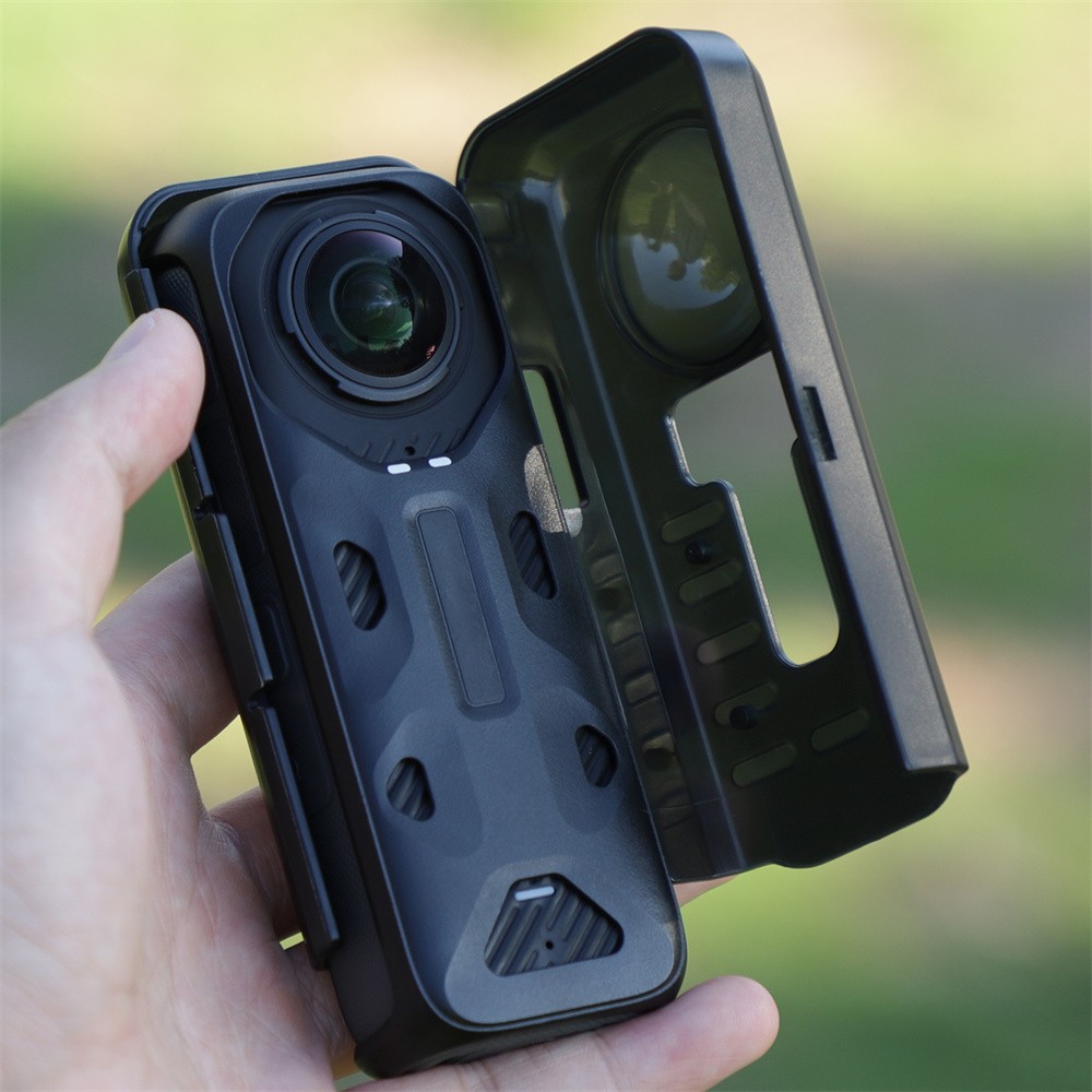 Integrated Lens Screen Cover Protector Screen Case for Insta360 X4 Camera