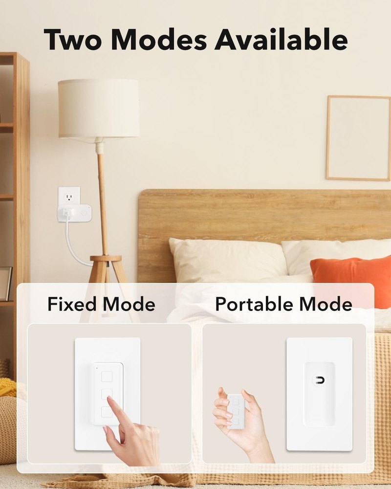 Pre-Programmed Wireless Remote Outlet - Portable Magic with 100ft Control Range