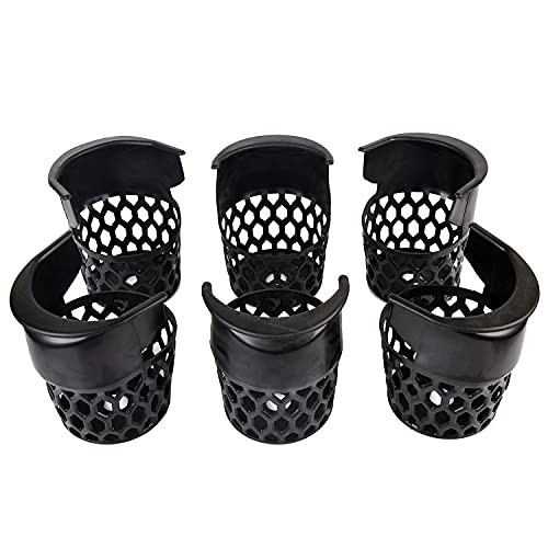 Replacement Pool Table Pockets - Set of 6 Durable Plastic Billiard Table Pockets