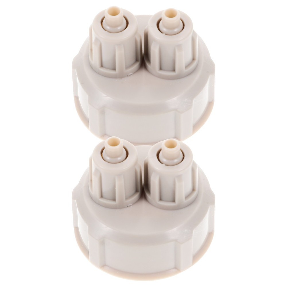 2 Pcs Bottle Cap Hatchery Diffuser Bottles with Caps for Aquarium