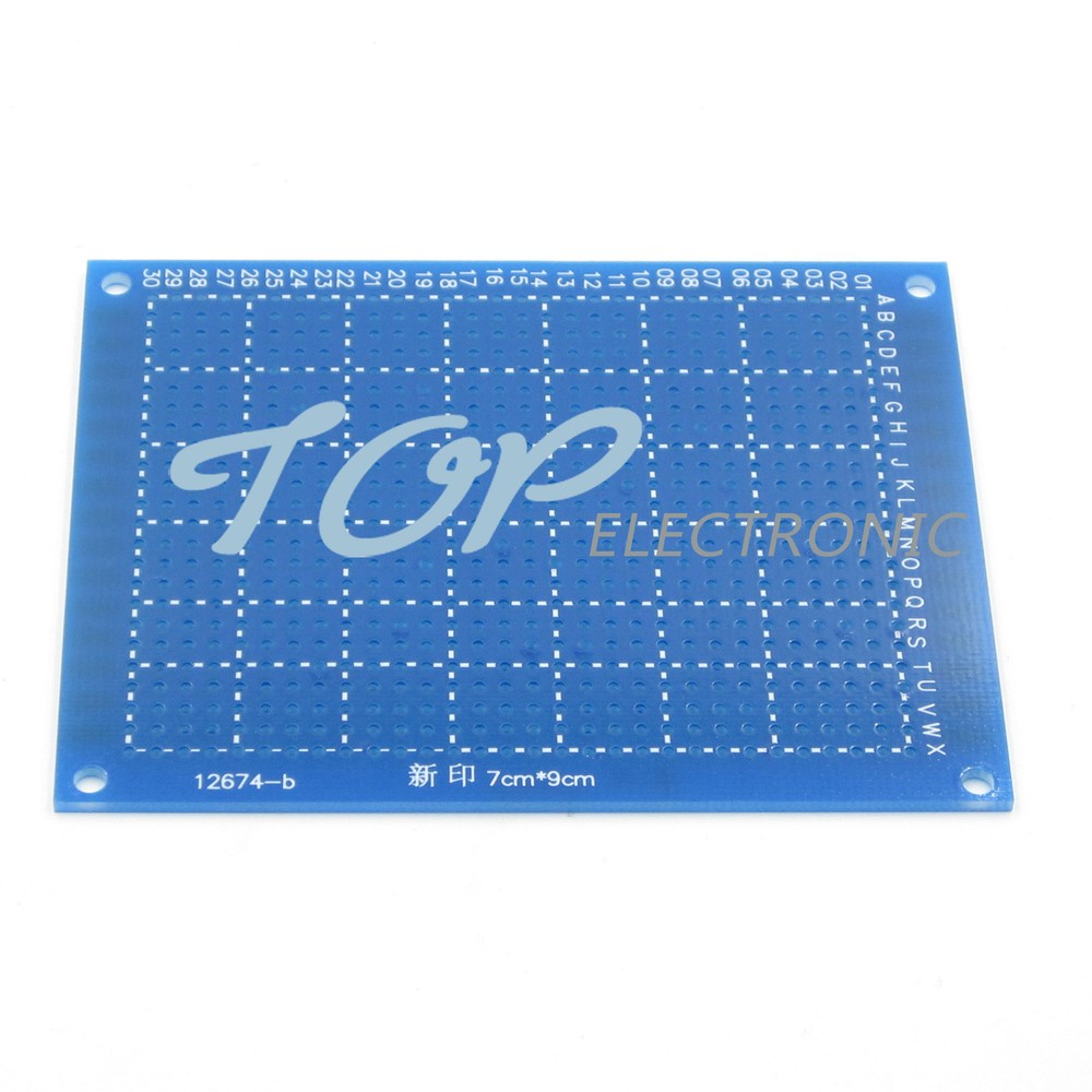 5PCS 7x9 cm Single Side Prototype PCB Tinned Universal Breadboard 70mmx90mm FR4