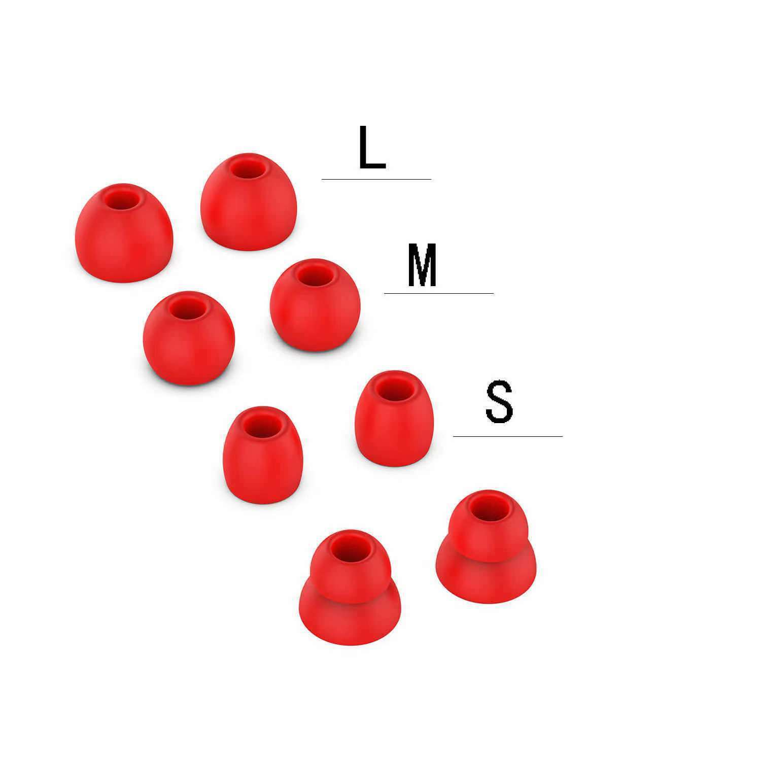 4 Pairs For Beats Powerbeats Pro Ear Tips Buds Silicone True Wireless Headphones