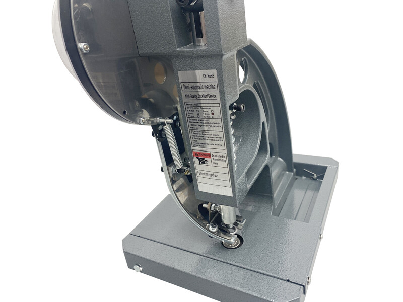 Hand Press Grommet Machine 10mm Manual Button Maker Machine with 3600 Buttonhole