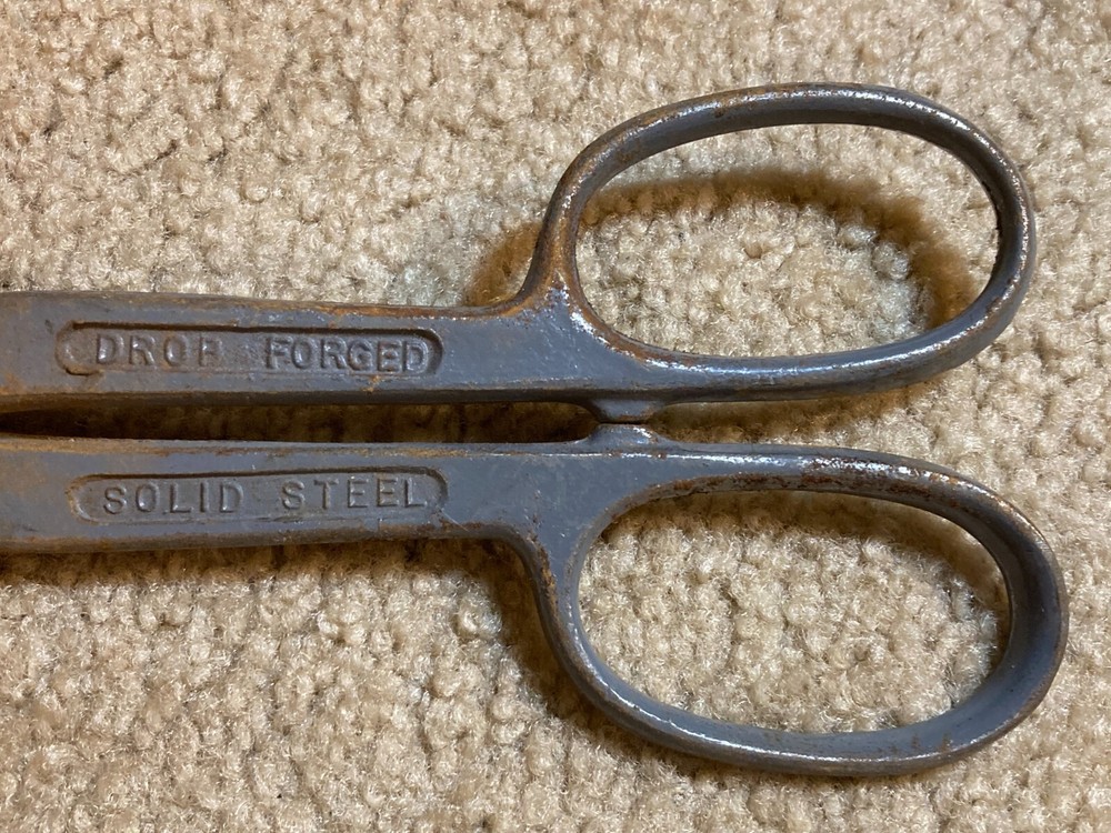 Tin Snips Shears Cutting Tool Drop Forged Solid Steel Blades 10 in Hand Tool