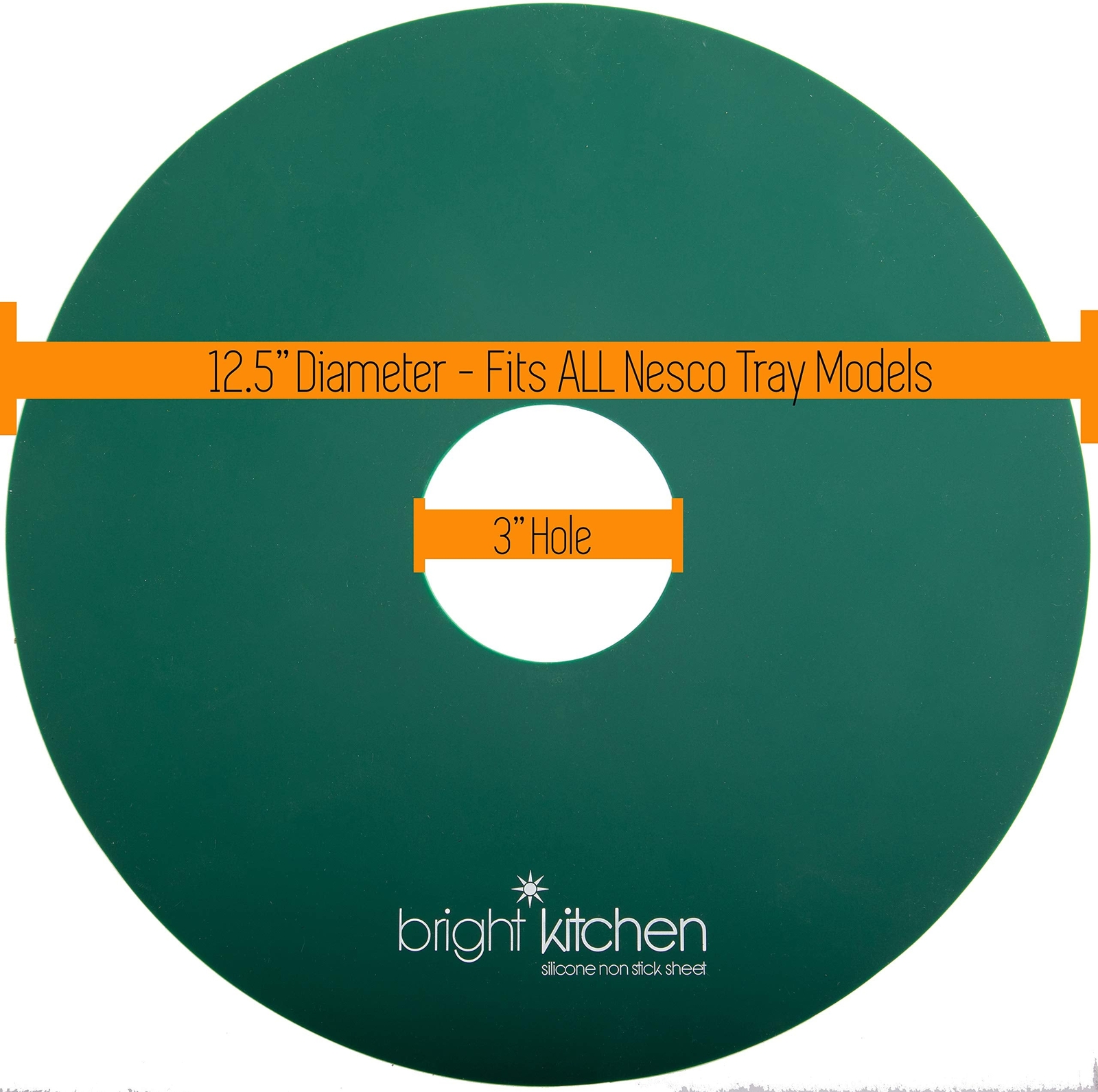 6 Silicone Dehydrator Sheets NON-Toxic for Nesco Round Dehydrators Fruit Roll