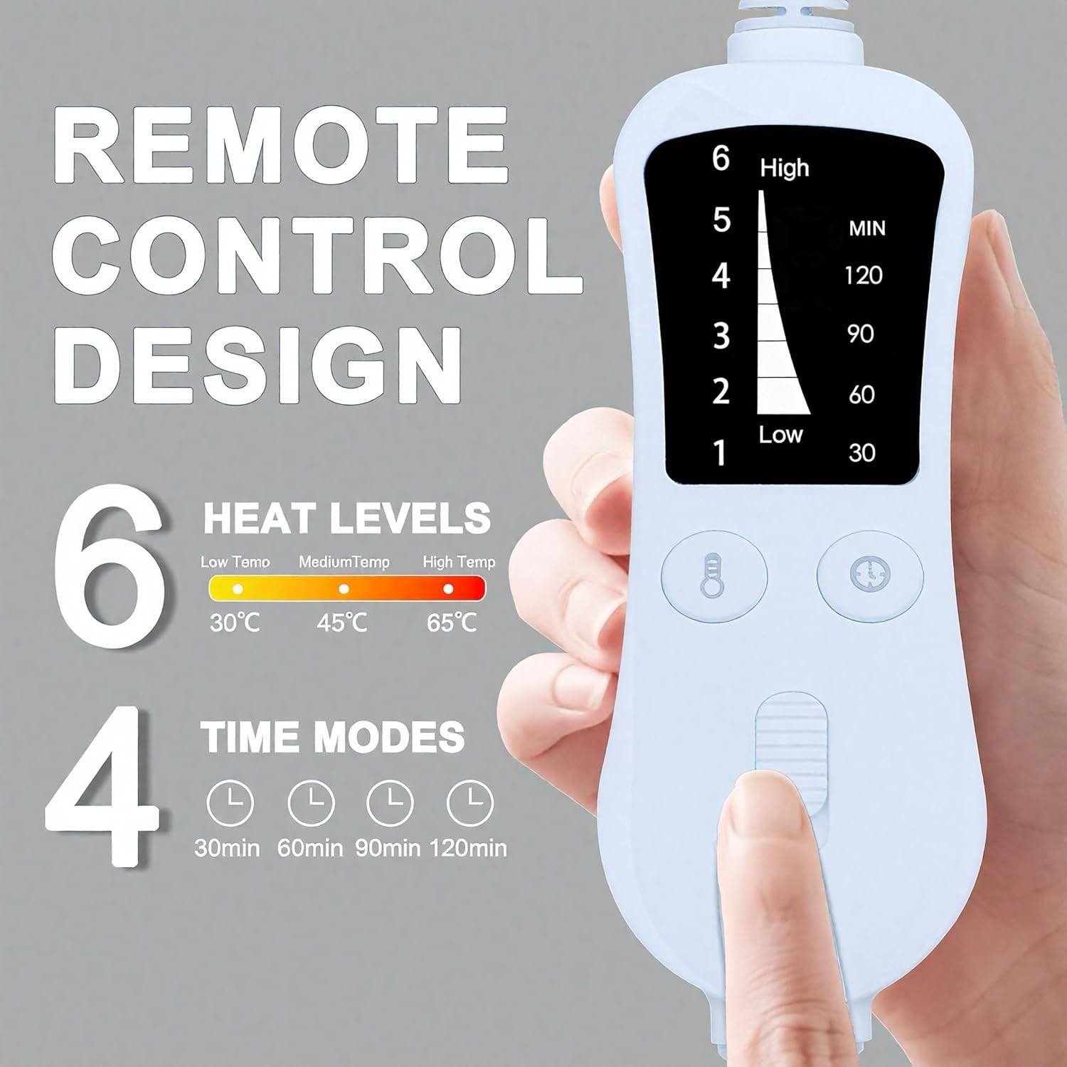 Extra Large Heating Pad 40"X20" XXL Electric Heating Pad Relieves Back Pain