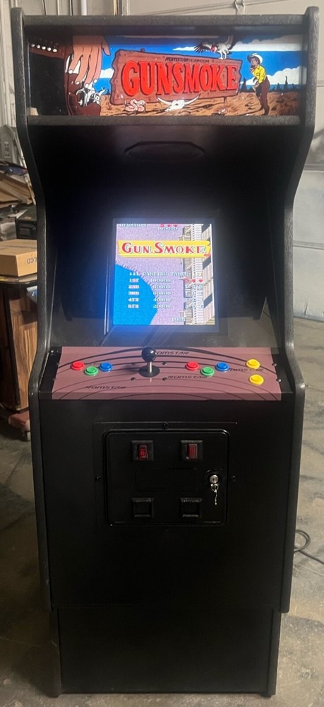 GUN SMOKE ARCADE MACHINE by CAPCOM 1985 (Excellent Condition)