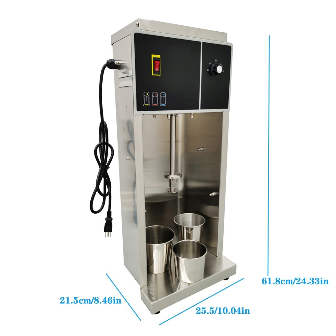 PreAsion Commercial Electric Auto Ice Cream Machine Maker Shaker Blende