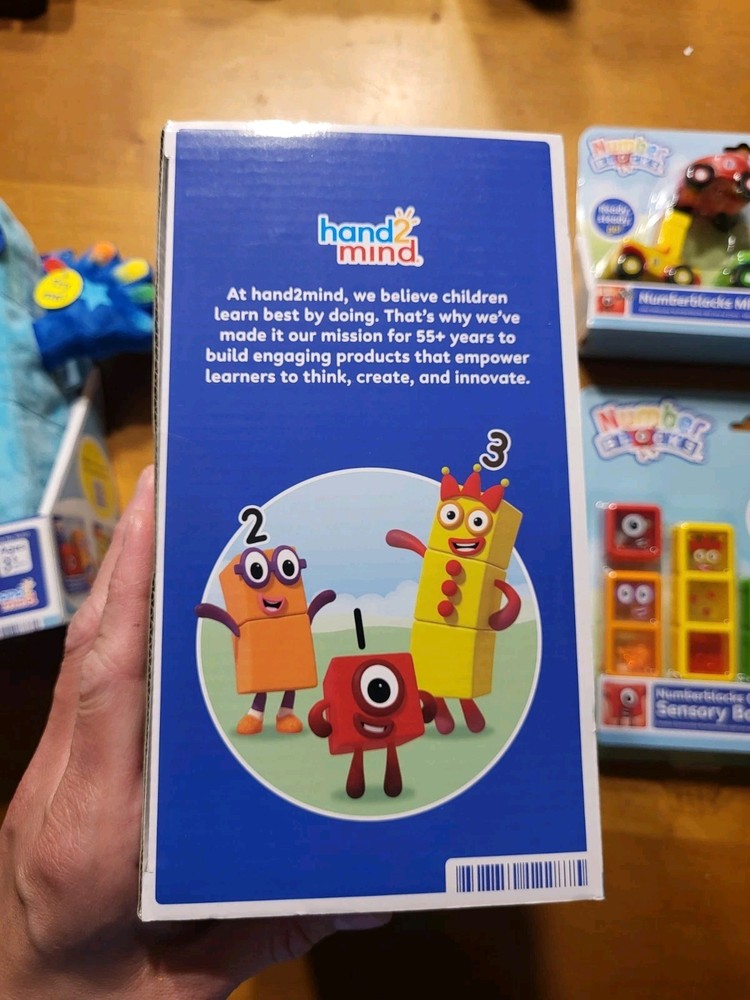 LOT 5 Number Blocks Sing Along MathLink Sensory Vehicles Counting Math Bus Set