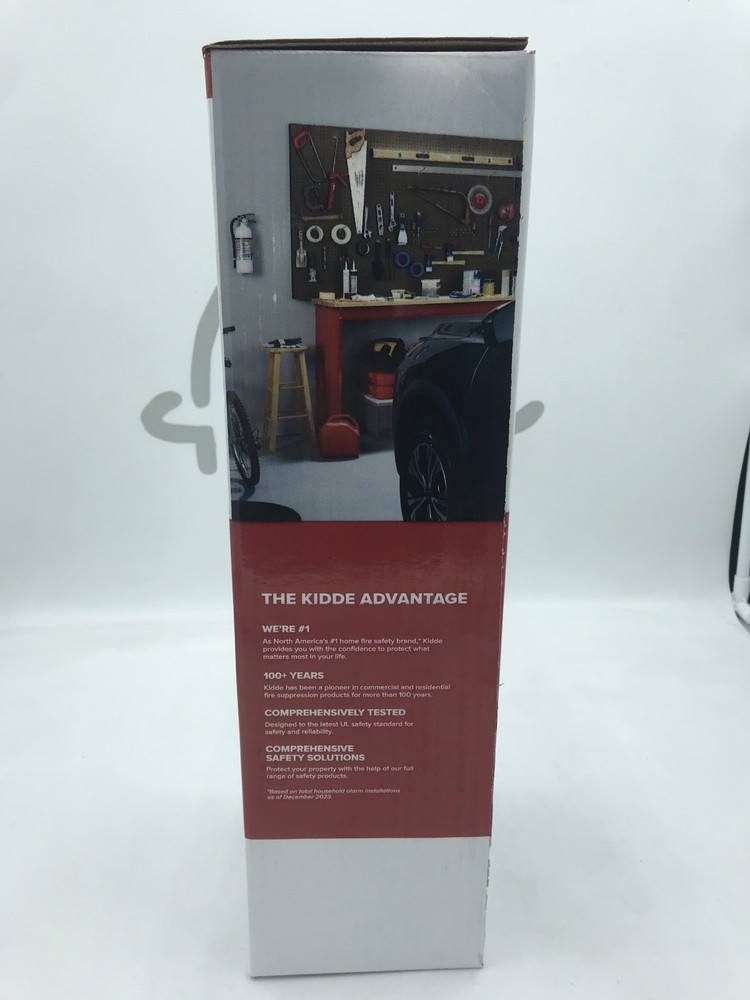 Kidde Garage Workshop Single Use Fire Extinguisher, White FX340GW-2