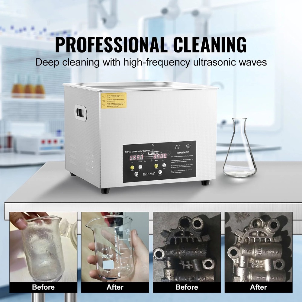 Digital Ultrasonic Cleaning Machine with Heater and Timer
