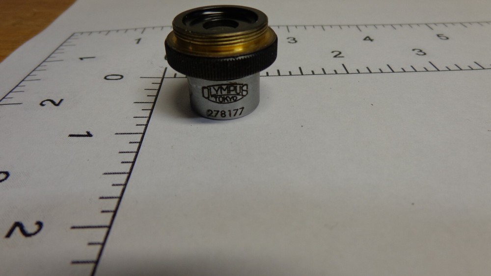 Olympus Microscope Objective Lens 4 0.10