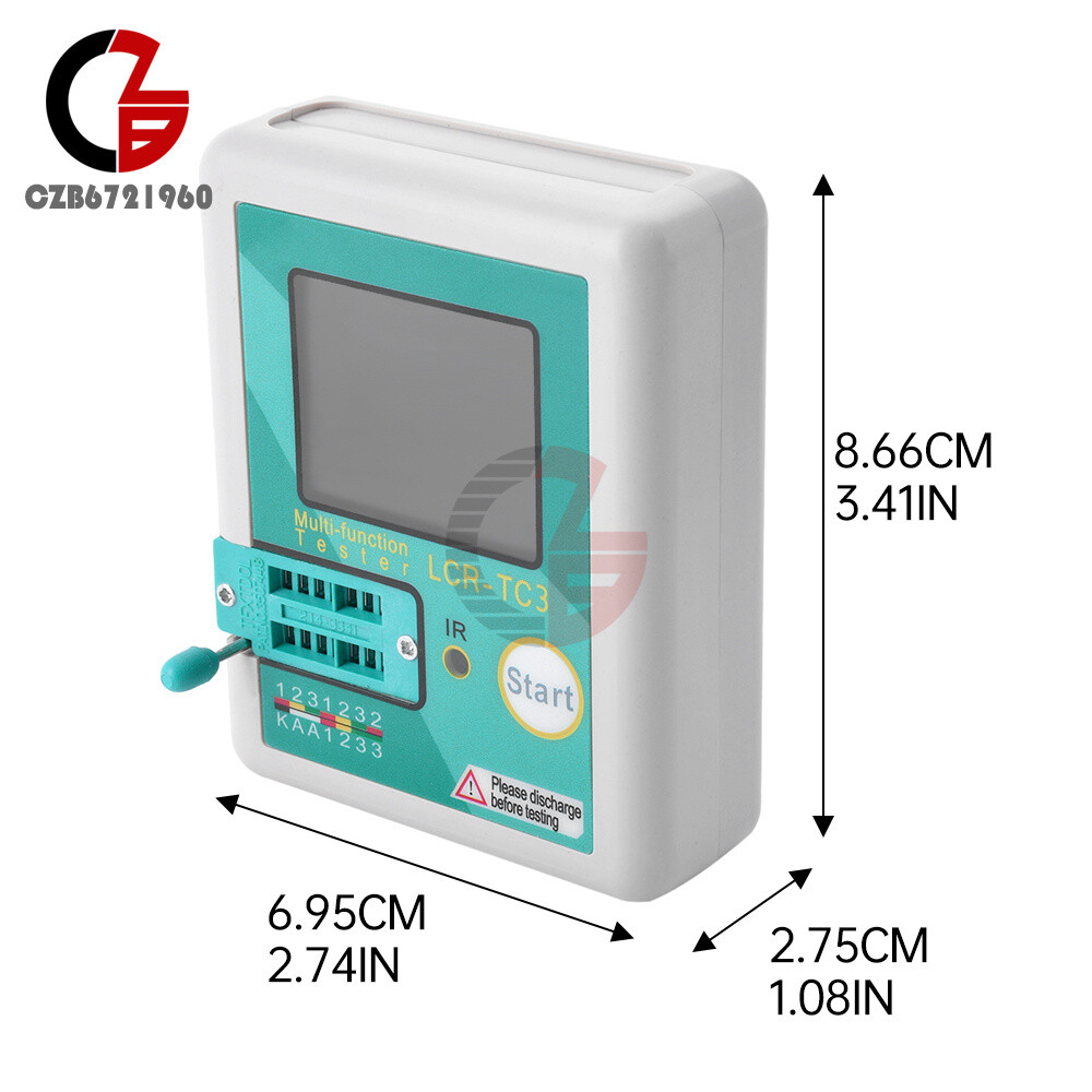 LCR-TC2 LCR-TC3 Upgraded High-precision Transistor Tester Diode Capacitance Test