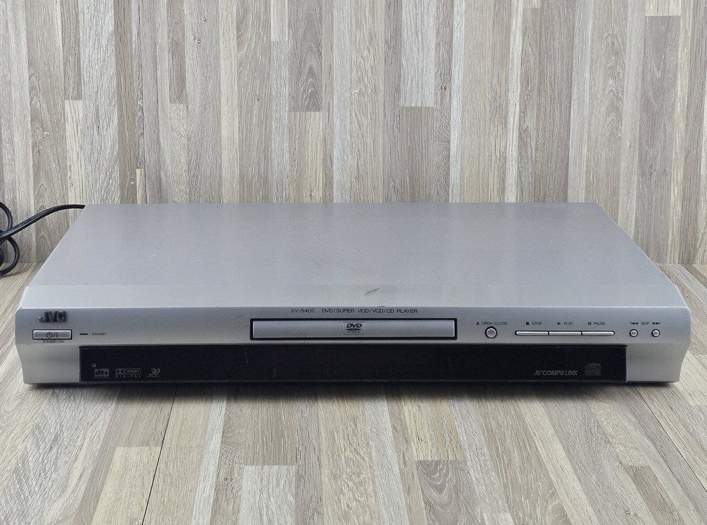 JVC DVD Player Model XV-S402SL Silver ~ No Remote