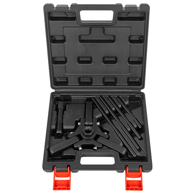 Harmonic Balancer Puller with Adjustable 3-Jaw Puller Kit, Forcing Screw Fits