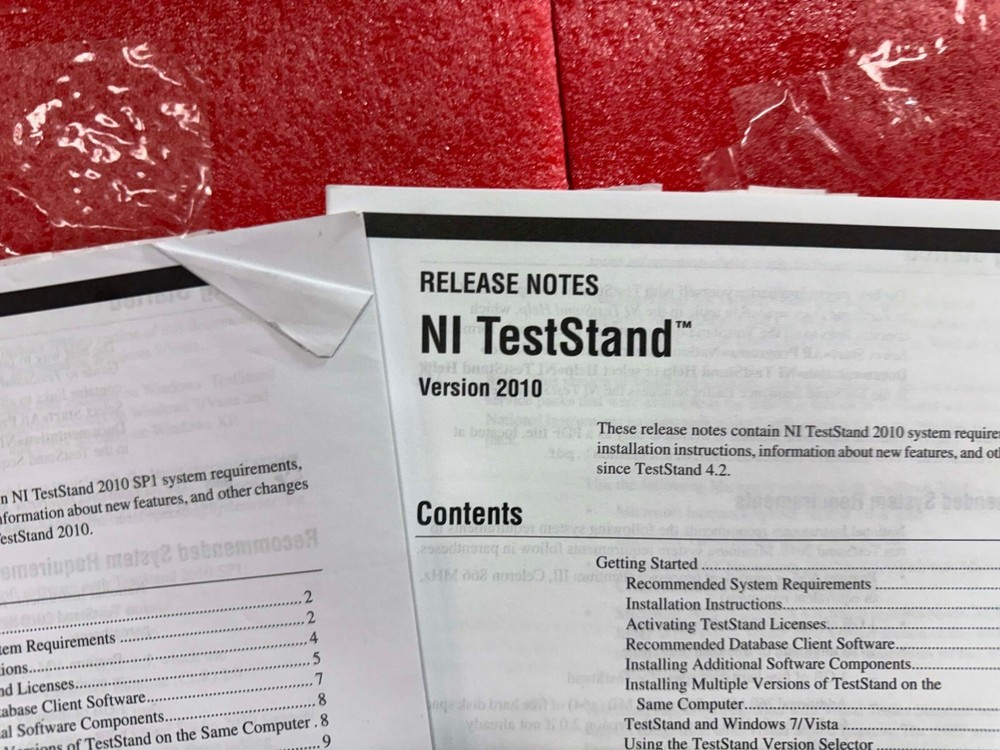 NATIONAL INSTRUMENTS 500759Y-00 NI TESTSTAND 2010 2011 API CD KIT