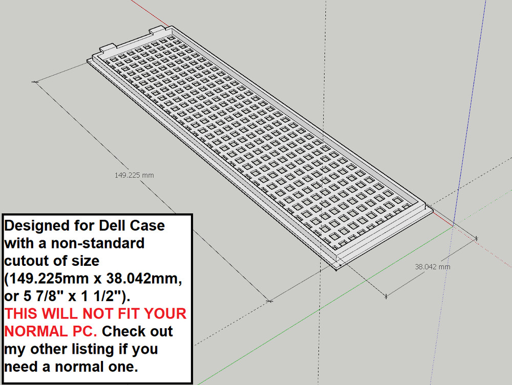 [For DELL Case] Motherboard IO Shield [Read Description Please].