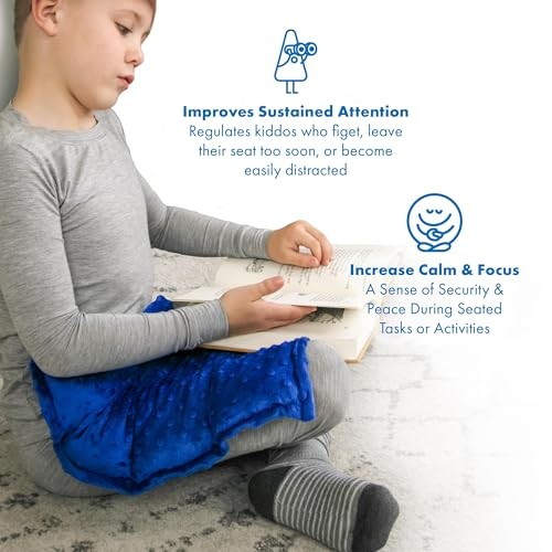 Weighted Lap Pad for Kids () Deep Blue