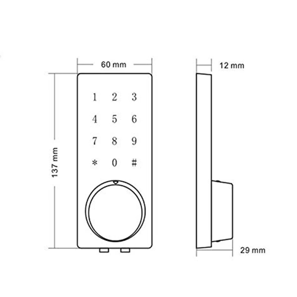 Security Smart Door Lock Keyless Entry Door Lock Electronic Deadbolt