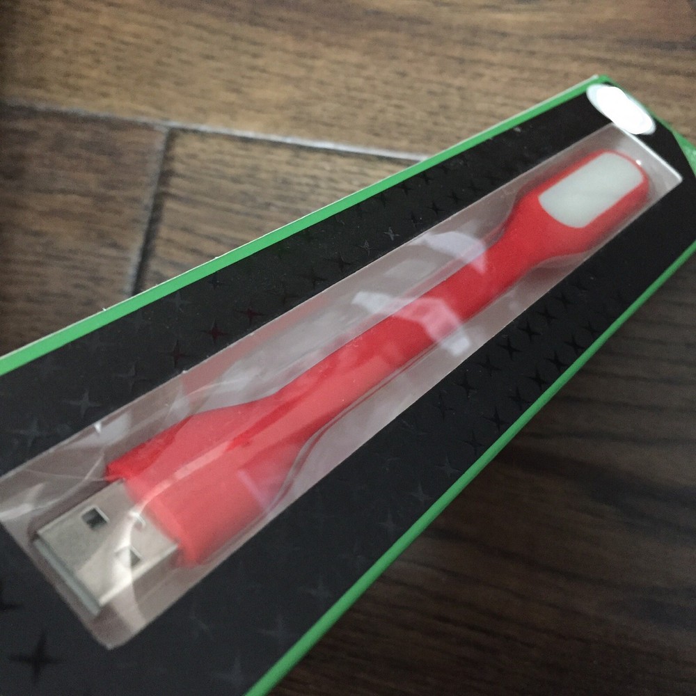 Portable USB Powered LED Light - Red