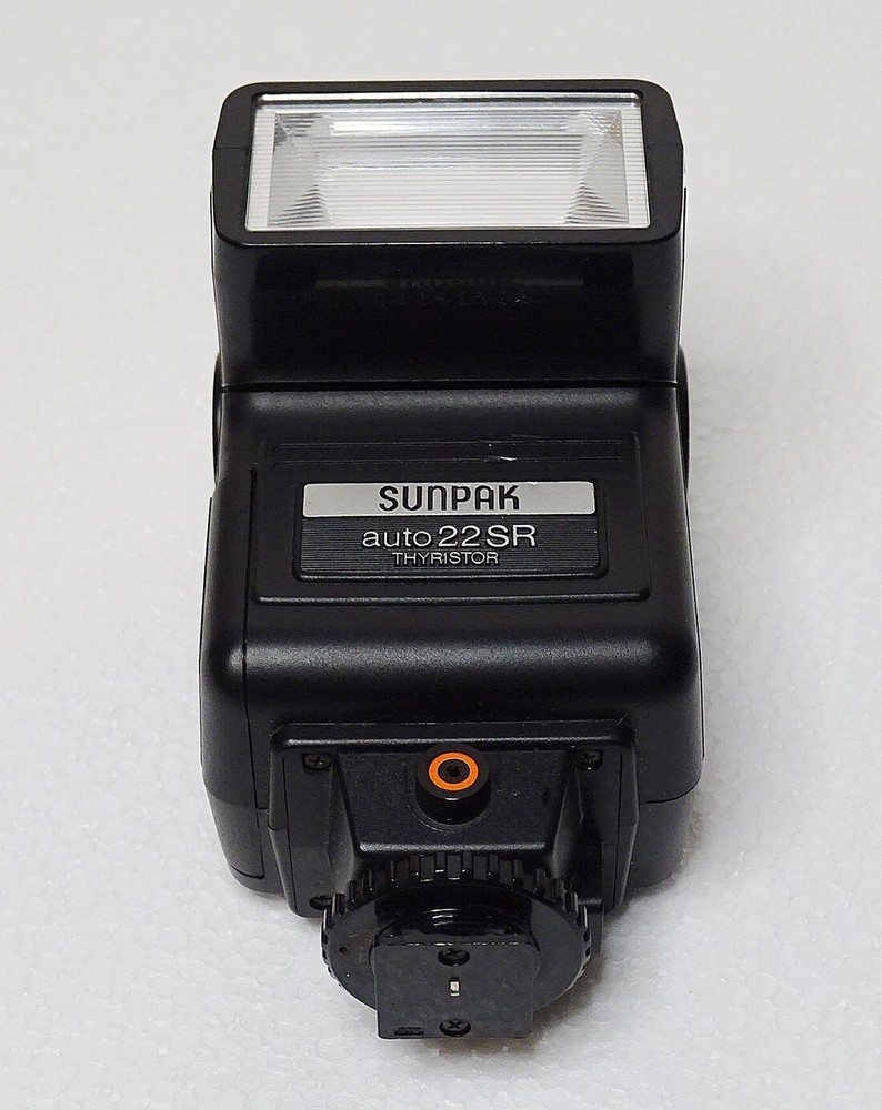 SUNPAK Auto 22SR Black Electronic Flash auto22SR Thyristor