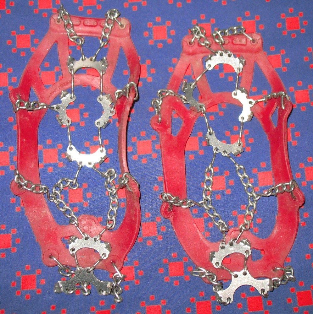 KAHTOOLA Microspikes Micro Spikes LG Red
